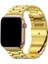 Apple Watch Series 1/2/3/4/5/6/7/8/se 42/44/45/49 mm Kordon Paslanmaz Çelik Baklalı Ayarlanabilir Akıllı Saat Kordonu 1