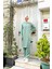 Kruvaze Bisiklet Yaka Sade Basic Tunik Panolon ikili takım - 03076 - Çağla Yeşili 4