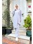 Kruvaze Bisiklet Yaka Sade Basic Tunik Panolon ikili takım - 03076 - Gri 1