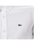 Lacoste Erkek Slim Fit Düğmeli Yaka Beyaz Gömlek 4