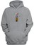 Unisex Utamakan Fungsi Baskılı Gri Normal Kalıp Şardonlu Kalın Sweatshirt 1