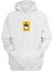 Unisex Muhammed Ali Yellow Baskılı Beyaz Normal Kalıp Şardonlu Kalın Sweatshirt 1