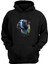 Unisex Renkli Dog Baskılı Siyah Normal Kalıp Şardonlu Kalın Sweatshirt 1