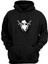 Unisex Skull With Assault Rifle Baskılı Siyah Normal Kalıp Şardonlu Kalın Sweatshirt 1