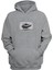 Unisex Uçan Motor Baskılı Gri Normal Kalıp Şardonlu Kalın Sweatshirt 1