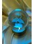 3D LED Işık Cam Küre Çok Işıklı Ahşap Kuğu Büyük Boy 8cm 4