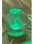 3D LED Işık Cam Küre Çok Işıklı Ahşap Kurt 3 Hilal Büyük Boy 8cm 5