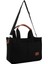 Kanvas Kumaş Önü Cepli Tote Bag El ve Omuz Çantası 3