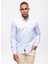 Açık Mavi Slim Fit %100 Pamuk Kolay Ütülenebilir Oxford Gömlek 3