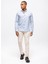 Slim Fit Klasik Yaka Düz Açık Mavi Erkek Gömlek B33W20033 1