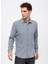 Regular Fit Düğmeli Yaka Düz Lacivert Erkek Gömlek B33W22011 2