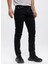 Siyah Slim Fit 5 Cepli Pamuklu Denim Pantolon 4