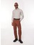 Regular Fit Düğmeli Yaka Kahve Erkek Gömlek BBFW23MSH034 1