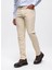 Bej Slim Fit 5 Cepli Pamuklu Chino Pantolon 4