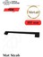 192 mm Metal Siyah Çekmece Kulpları Dolap Mutfak Mobilya Kulpu 1 Adet ( 19.2 cm ) 2