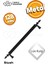 128 mm Metal Mat Siyah Çekmece Kulpları Mutfak Dolap Mobilya Kulpu 1 Adet ( 12.8 cm ) = 128MM 1