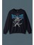 Meowtallica Rock Cat Metallica Gitar Kedi Kısa Kollu Baskılı Baskılı Unisex Sweat 1