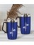 Gift Kişiye Özel Deri Çantalı Mavi Seyahat Termosu ve Ikili Termos Mug Hediye Seti -6 2