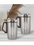 Gift Kişiye Özel Deri Çantalı Krom Seyahat Termosu ve Ikili Termos Mug Hediye Seti - 4 2