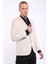 Intersivin 6 Drop Slim Fit Kadife Tam Astar Blazer Erkek Tek Ceket 4