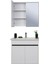 Dicle Tk. (Asma Alt+Üst+Lavabo) Beyaz 65 cm 3
