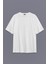 Beyaz Oversize Basic T-Shirt Unisex Tişört 1