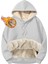 Erkek Ultra Termal Kapüşonlu Sherpa Astarlı Kanguru Cepli Sweatshirt 1