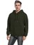 Erkek Ultra Termal Kapüşonlu Sherpa Astarlı Kanguru Cepli Sweatshirt 2