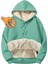 Erkek Ultra Termal Kapüşonlu Sherpa Astarlı Kanguru Cepli Sweatshirt 1