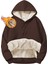 Erkek Ultra Termal Kapüşonlu Sherpa Astarlı Kanguru Cepli Sweatshirt 1