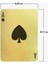 Bossvegas Dolar Şeklinde Su Geçirmez Pvc Altın Iskambil Kartı Seti Vegas Kumar 5