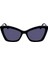 Karl Lagerfeld Kl 6105S 001 54 Kadın Cat Eye Siyah Kemik Güneş Gözlüğü 2