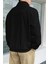 Ghassy Co. Erkek Oversize Regular Dik Yaka Yarım Fermuarlı Polar Sweatshirt 4