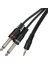 10 Metre 1x3.5 mm Stereo 2x6.3 mm Mono Kablo MR-1000 1