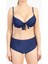 Kadın 718 Yüksel Bel Kaplı Bikini Takımı Lacivert 4