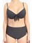 Kadın 718 Yüksel Bel Kaplı Bikini Takımı Füme 2