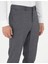 Erkek Açık Lacivert Slim Fit Çizgili Kanvas Pantolon 50278468-VR059 5