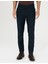 Erkek Lacivert Slim Fit Kanvas Pantolon 50278130-VR033 2