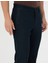 Erkek Lacivert Slim Fit Kanvas Pantolon 50278130-VR033 5