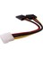Powermaster Ikili Sata Power Kablo Hard Disk Kablosu Dvr Kamera Kayıt Cihazı Için 1