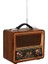 821BT Büyükboy Nostaljik Radyo, Usb+Tf Card Okuyuculu, Telefon Tutucuklu, Müzik Çalar 2