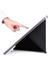 Apple iPad Pro 12.9 5.nesil 2021 M1 Çipli Kılıf Yatay ve Dikey Standlı Uyku Modlu Arka Sert Pc Trifold Tablet Kılıfı (Model A2378,A2461,A2379) 3