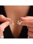 Altın Emerald Taşlı Üçgen Küpe Özel Tasarım 1