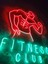 Fitness Club Spor Salonu Neon TABELA(80X50CM) 4