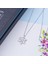 Zirkon Taşlı Lotus Çiçeği Model 925 Ayar Gümüş Kadın Kolye 2