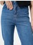 Yüksek Bel Slim Fit Kot Pantolon Rahat Kesim Dar Crop Paça Pamuklu - Mom Jean 5
