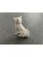 Low Poly Oturan Köpek Biblosu 2