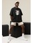 Arda Güler Baskılı Yüksek Kaliteli Unisex Oversize Siyah Tshirt 1