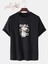 Arda Güler Baskılı Yüksek Kaliteli Unisex Oversize Siyah Tshirt 2