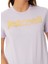 Bisiklet Yaka Baskılı Beyaz Kadın T-Shirt 75PAHT00 3